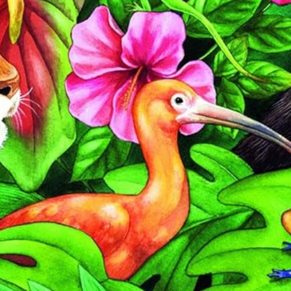 New sealed Ravensburger- 60 Piece Puzzle -Tropical Friends Animals - Picture 5 of 16